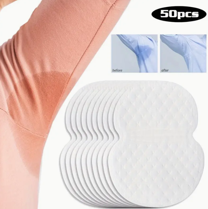 Almohadillas de sudor para axilas UNISEX X 50 UNIDADES MEGA ABSORBENTE™